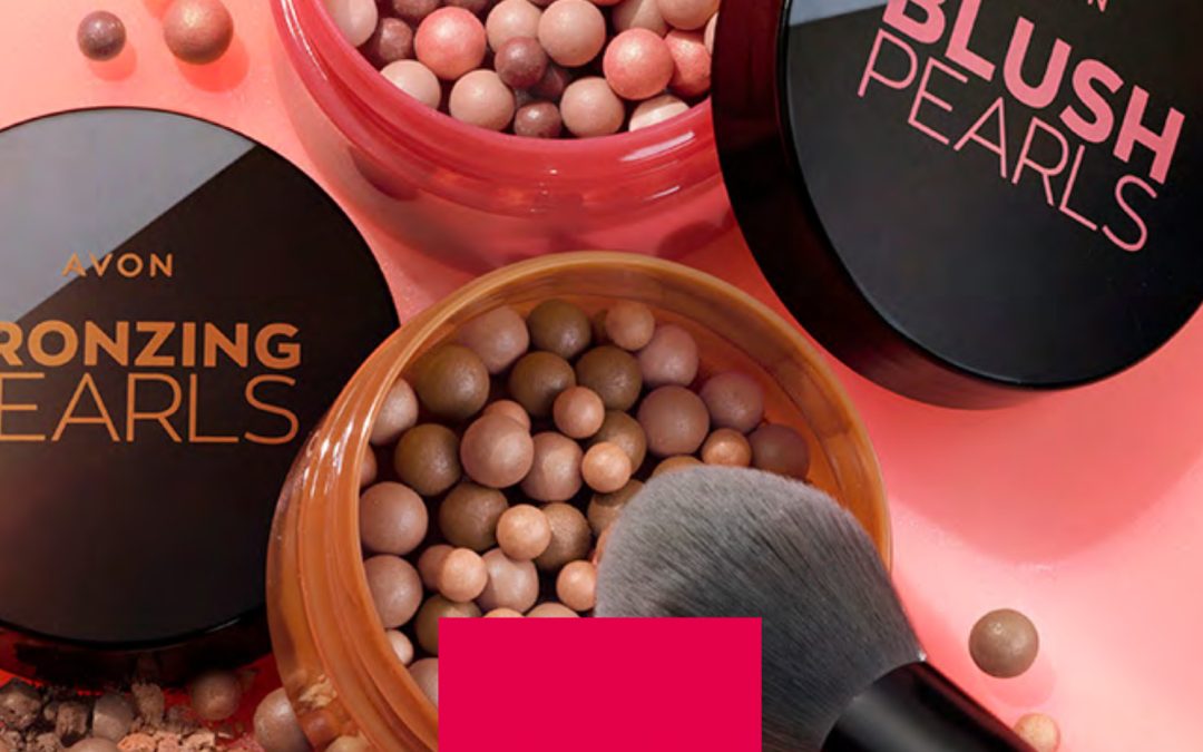 Perełki Avon – róż lub brązer w perełkach. BLUSH PEARLS – BRONZING PEARLS.